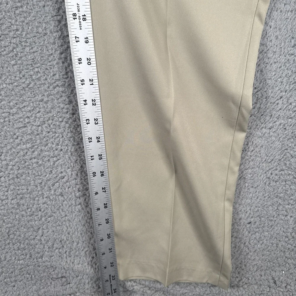 Jos A Bank Traveler Pants‎ Mens 38x34 Khaki Flat Front Chinos NWT